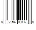 Barcode Image for UPC code 021182000060