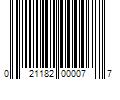 Barcode Image for UPC code 021182000077