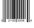 Barcode Image for UPC code 021183000069