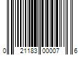 Barcode Image for UPC code 021183000076