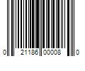 Barcode Image for UPC code 021186000080