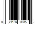 Barcode Image for UPC code 021188000057