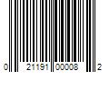 Barcode Image for UPC code 021191000082