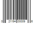 Barcode Image for UPC code 021194000096