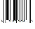 Barcode Image for UPC code 021197000093