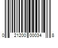 Barcode Image for UPC code 021200000348