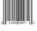 Barcode Image for UPC code 021200000713