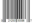 Barcode Image for UPC code 021200000867