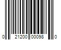 Barcode Image for UPC code 021200000980