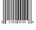 Barcode Image for UPC code 021200001246