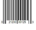 Barcode Image for UPC code 021200001253