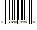 Barcode Image for UPC code 021200001383