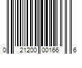 Barcode Image for UPC code 021200001666