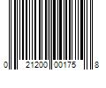 Barcode Image for UPC code 021200001758