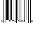 Barcode Image for UPC code 021200001826