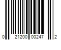 Barcode Image for UPC code 021200002472