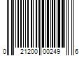 Barcode Image for UPC code 021200002496