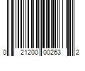 Barcode Image for UPC code 021200002632