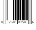 Barcode Image for UPC code 021200002786