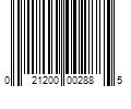 Barcode Image for UPC code 021200002885