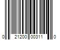 Barcode Image for UPC code 021200003110