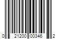 Barcode Image for UPC code 021200003462