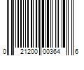 Barcode Image for UPC code 021200003646