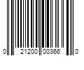 Barcode Image for UPC code 021200003660