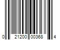 Barcode Image for UPC code 021200003684