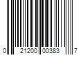 Barcode Image for UPC code 021200003837