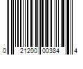 Barcode Image for UPC code 021200003844