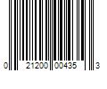 Barcode Image for UPC code 021200004353