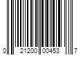 Barcode Image for UPC code 021200004537