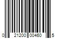 Barcode Image for UPC code 021200004605