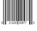 Barcode Image for UPC code 021200005770