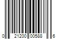 Barcode Image for UPC code 021200005886