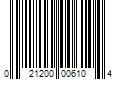 Barcode Image for UPC code 021200006104