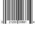 Barcode Image for UPC code 021200006814