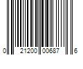 Barcode Image for UPC code 021200006876