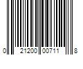 Barcode Image for UPC code 021200007118