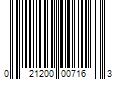 Barcode Image for UPC code 021200007163