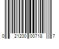 Barcode Image for UPC code 021200007187. Product Name: 