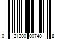 Barcode Image for UPC code 021200007408