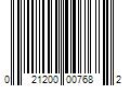 Barcode Image for UPC code 021200007682