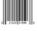 Barcode Image for UPC code 021200415968