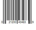 Barcode Image for UPC code 021200434839