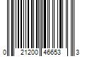 Barcode Image for UPC code 021200466533