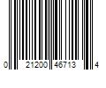 Barcode Image for UPC code 021200467134