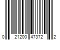 Barcode Image for UPC code 021200473722