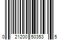 Barcode Image for UPC code 021200503535